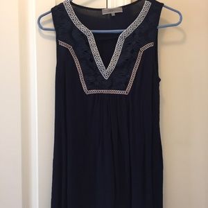 Embroidered Tank Top